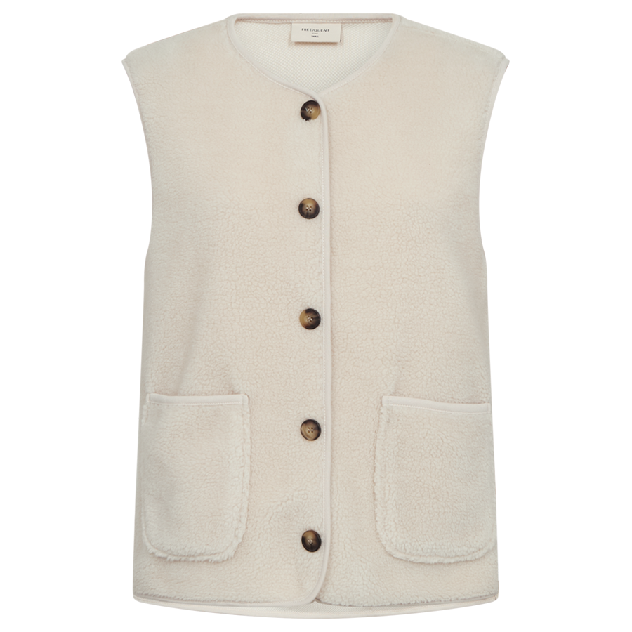 FREEQUENT GILET TEDDY MOONBEAM