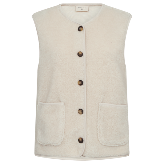 FREEQUENT GILET TEDDY MOONBEAM