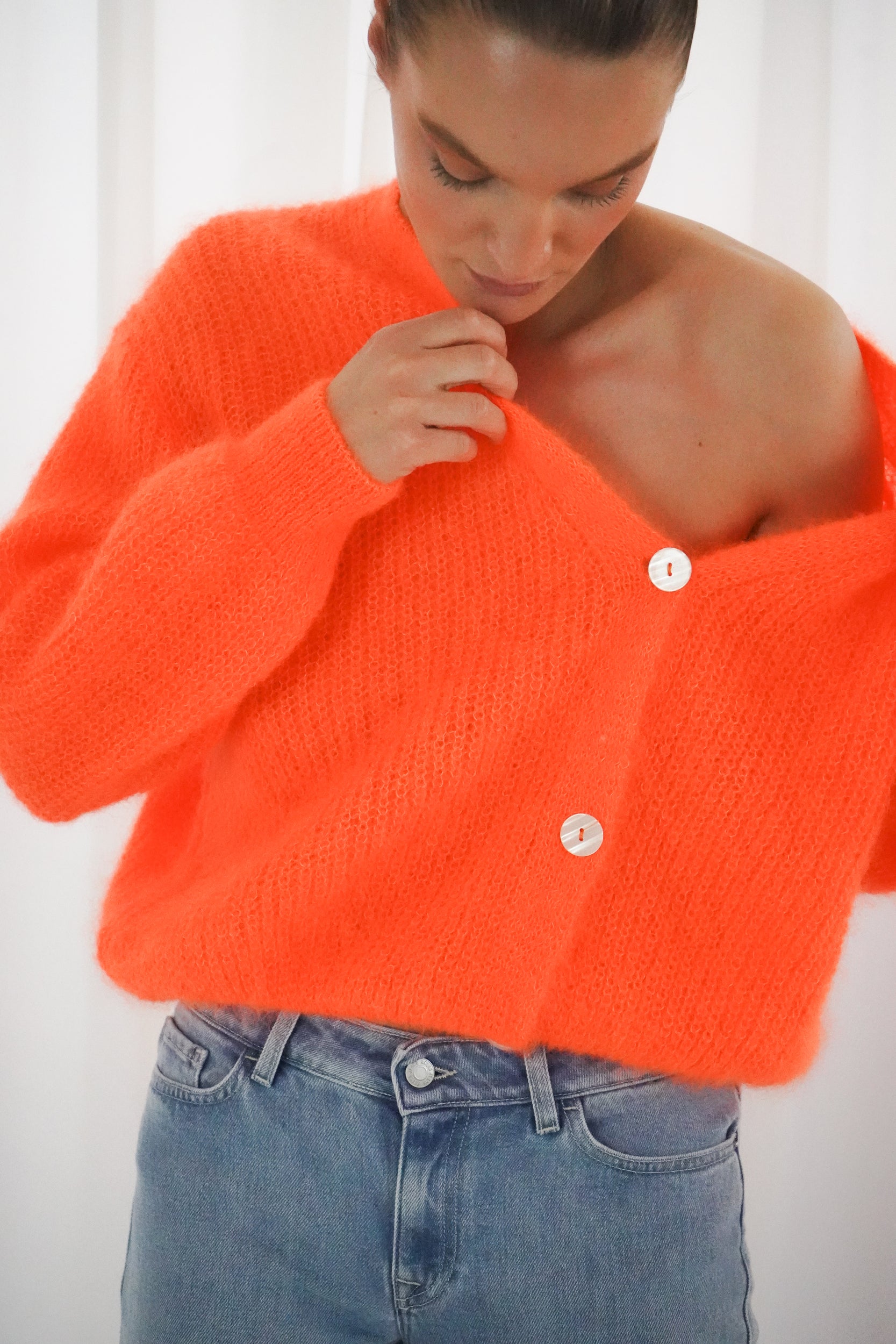 TWNS THE LABEL VEST ERIE NEON ORANGE