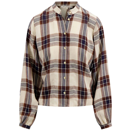 ZUSSS RUIT BLOUSE MET STRIK KIT/CARAMEL