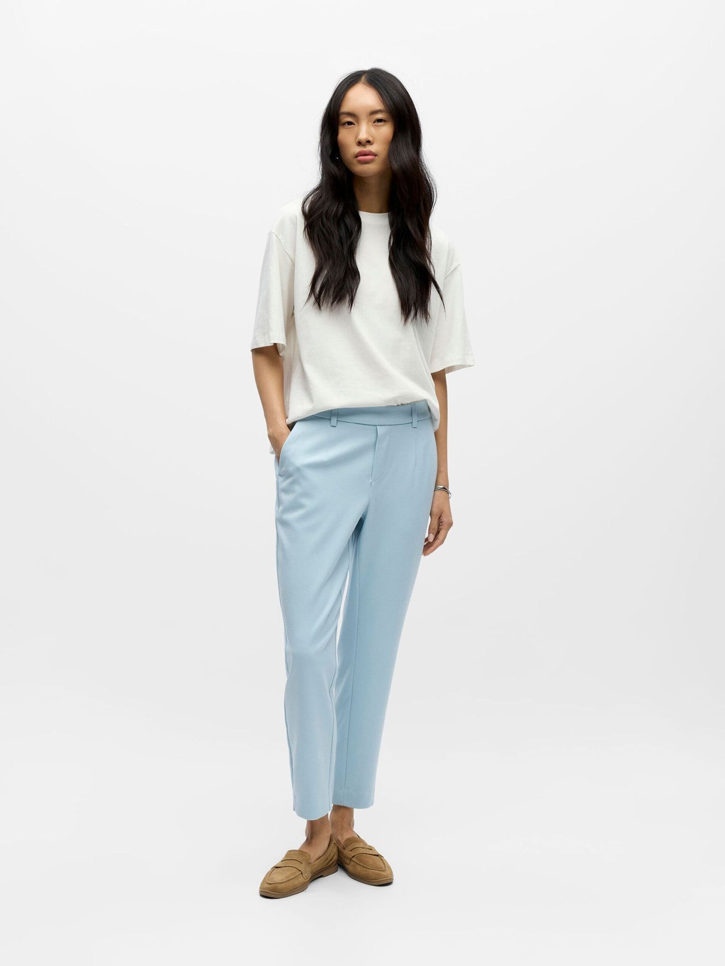 OBJECT BROEK LISA SLIM WINTER SKY