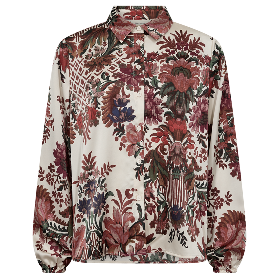 FREEQUENT BLOUSE SAMMY MOONBEAM/RED BUD