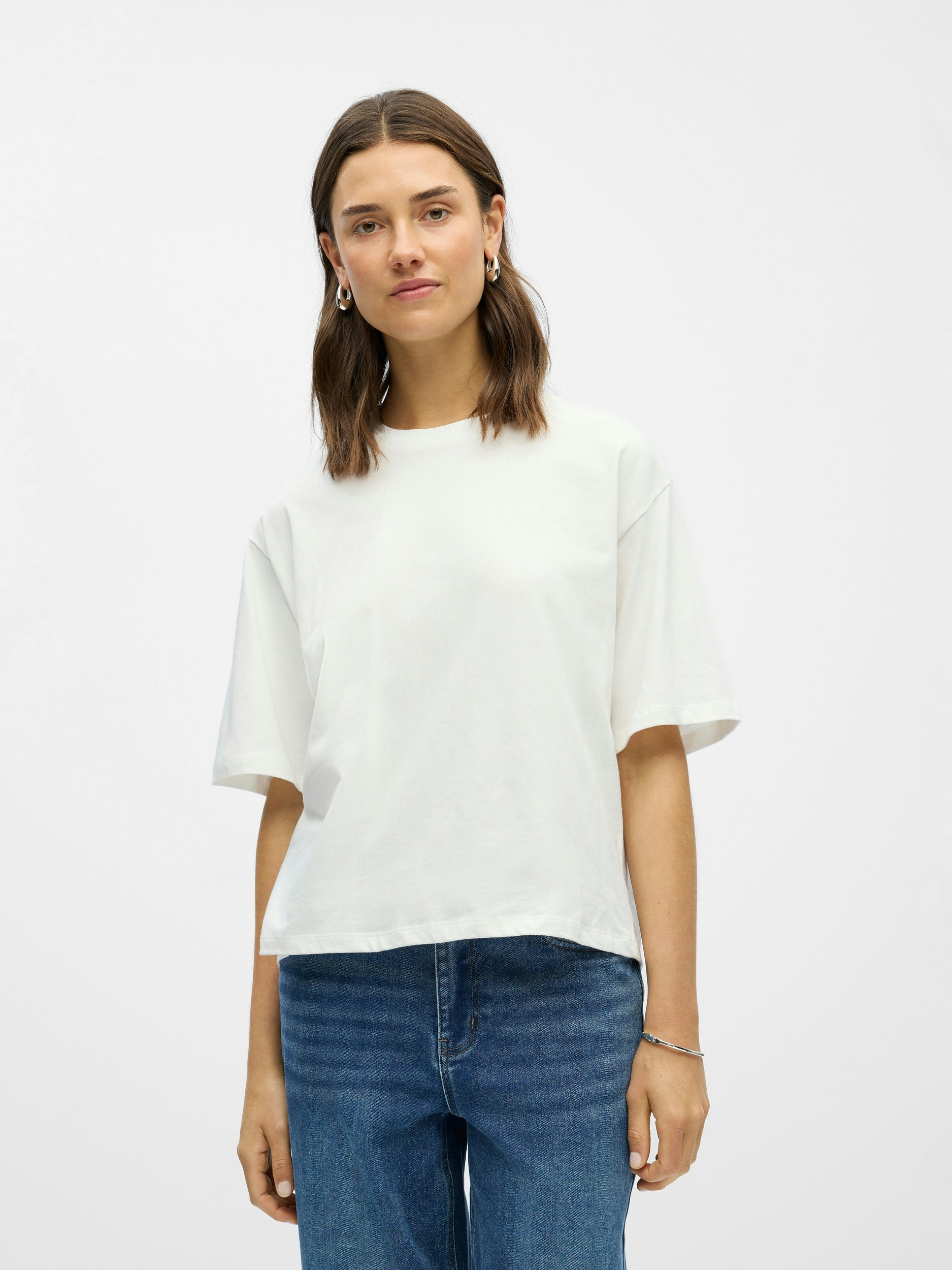 OBJECT T-SHIRT GIMA CLOUD DANCER